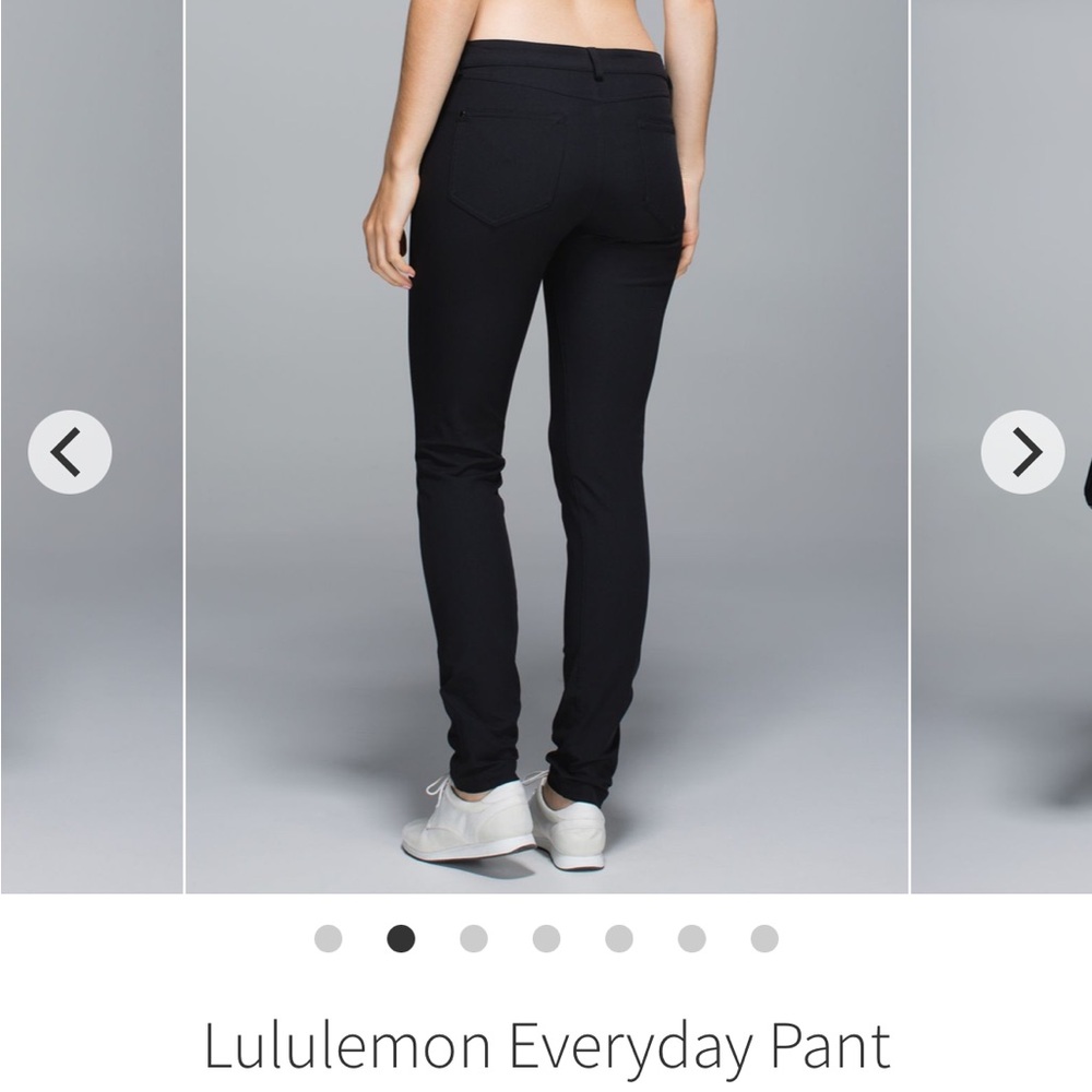 lululemon athletica Everyday Black Pant